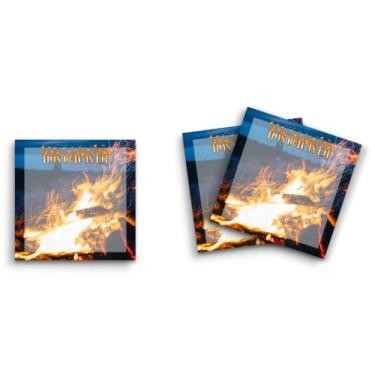 Imagem de Butler in the Home Sticky Notes Pacote com 12 7,6 cm x 7,6 cm, 50 folhas por bloco, esta nota é acesa na fogueira de praia, blocos de notas engraçados e fofos, papel planejador de diário de papelaria