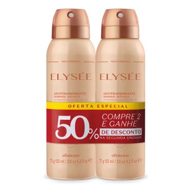 Imagem de O Boticário Kit Elysée Desodorante Aerossol 2x75g/125ml