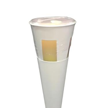 Imagem de Tocha Antimosquito de metal aberta com cheiro de citronela altura 36 cm