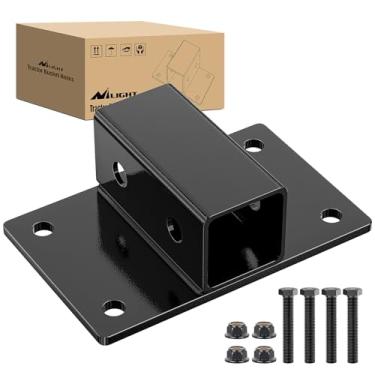 Imagem de Nilight Caçamba de trator Bolt on Tractor, receptor de engate de 5 cm, receptor de engate de 5/20.3 cm, furo de pino de engate, classe 3, engate de reboque de 11,599 kg, funciona bem para caçamba de