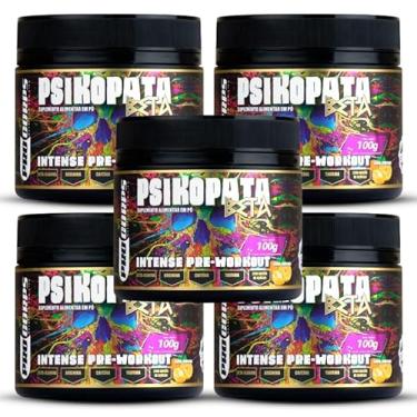 Imagem de 5 Pré Treino Psikopata Beta 100g - Procorps (100g, Tangerina)