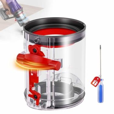 Imagem de V10 V12 Caixa de pó de substituição para aspirador de pó Dyson V10 Digital Slim /V12 Detect Slim SV18 SV20 Peças de fixação de recipiente de aspirador de pó, para aspirador sem fio Dyson, peça nº