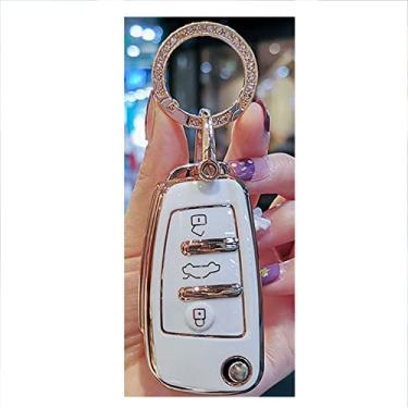 Imagem de Capa De Chave Dobrável Para Carro Em TPU, Apto Para Buick Excelle Encore Enclave Regal Insignia Lacrosse Verano