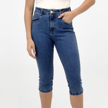 Imagem de Calça Detox Jeans Capri Feminina-Feminino