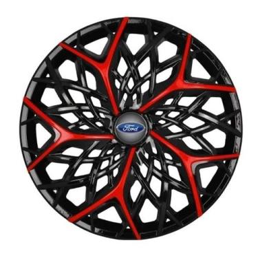 Imagem de Jogo Calota Moove Red Aro 13 Para Ka 2011 2012 2013 - Elitte Motors