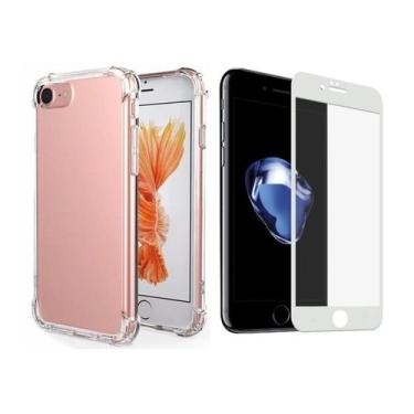 Imagem de Kit Capinha Antichoque + Película Vidro 3D Para Iphone 7 / 8 - HRebros