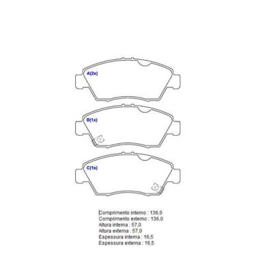 Imagem de Pastilha Freio Convencional Dianteira Sistema Sumitomo 1251 Syl