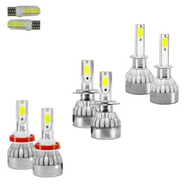 Imagem de Kit ultra led volkswagen gol g8 2019/2020 20000 lúmens 6500k (h1h7h11)