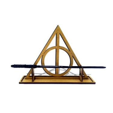 Imagem de Suporte de Varinha Harry Potter Relíquias da Morte - Coruja Desenvolvi