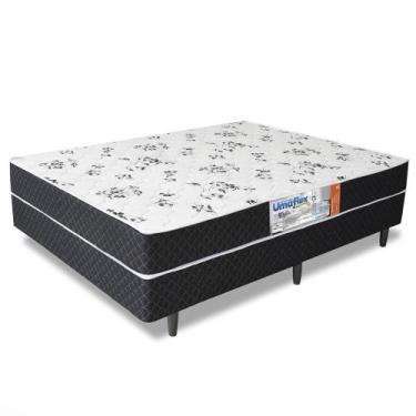 Imagem de Cama Box Conjugada Casal Umaflex Espuma D28 e Revestimento Poliéster 5