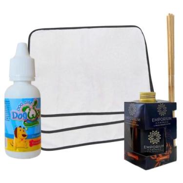 Imagem de Kit 3 Tapetes Higiênicos Pet + Difusor de Ambiente 250ml Sensação + Xi