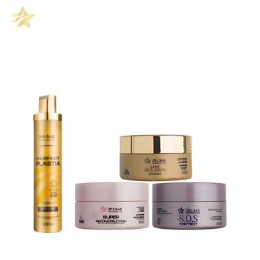 Imagem de Cronograma Capilar + Escova Progressiva Perfectplastia 300Ml - Dyusar 