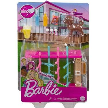Imagem de Barbie Mini Playset com PETS Pebolim Mattel GRG75