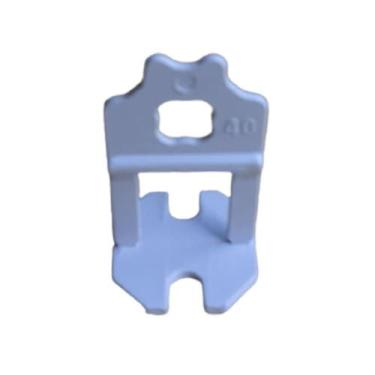 Imagem de Kit 50 Espaçador Piso Nivelador Porcelanato 1Mm Branco - H Plásticos