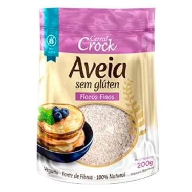 Imagem de Aveia Em Flocos Finos Sem Glúten Leve Croc 200G - Leve Crock