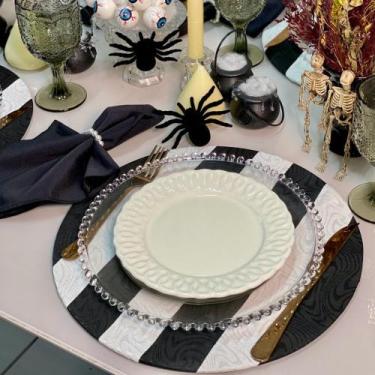 Imagem de Kit Sousplat Supla Completo Mesa Posta de Halloween - MILLENIA DECOR, 