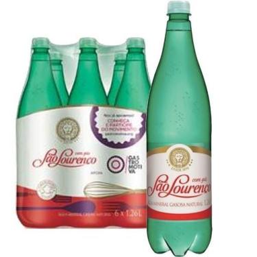 Imagem de Água Mineral Com Gás Pet São Lourenço 1,26L (6 Unidades)