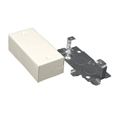 Imagem de Wiremold Metal Raceway, extensor de energia na parede, caixa utilitária, marfim, V57242