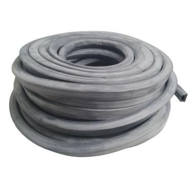 Imagem de Rolo de 10 Metros Borracha para Porta Câmara Fria Frigorífico Gaxeta L