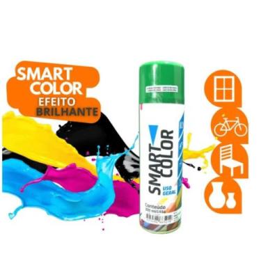 Imagem de Tinta Spray Smart Color Todas As Cores Uso Geral Linha, VERDE
