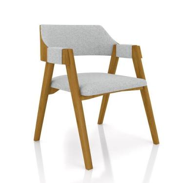 Imagem de Cadeira Sala de Jantar e Jogos Carteados Madeira Maciça Poker Linho Ci