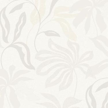 Imagem de Papel de Parede Marbelina II Folhagem Branco UR3409 - GRANDECO