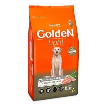 Imagem de Alimento Golden Adultos Light 15kg Ração Cachorro Saudável - Premier P