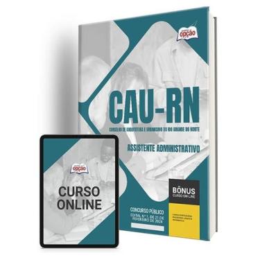 Imagem de Apostila CAU-RN 2024 - Assistente Administrativo - Apostilas Opção