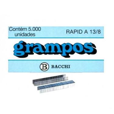 Imagem de Grampo Galvanizado Rapid A 13/8 CX 5000 UN Bacchi