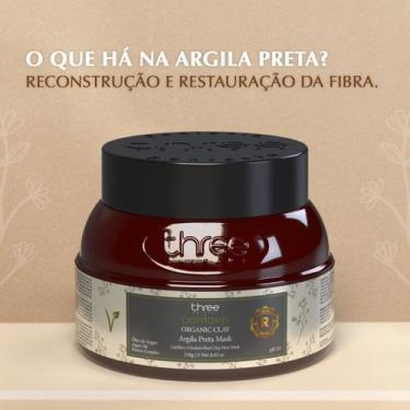 Imagem de Pantovin Cronograma Argila Preta Organic Clay Reconstrução - Three The