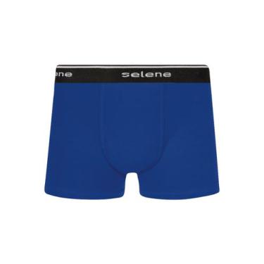 Imagem de Cueca Boxer Infantil Selene 12450.001 Algodão T. PP/EG, P, 646, Royal
