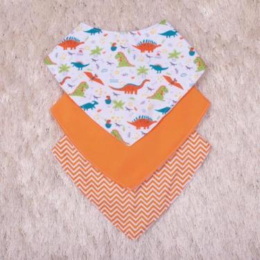 Imagem de Kit 03 babadores infantil (Tipo bandana) - várias estampas - Era uma v