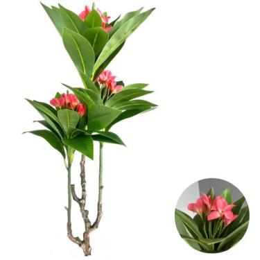 Imagem de Planta Coroa de Cristo Artificial Flor Realista Decoração - PlantaImpo