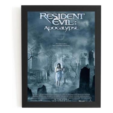 Imagem de Quadro Arte Resident Evil Apocalipse Game Poster Moldurado - Fanarte
