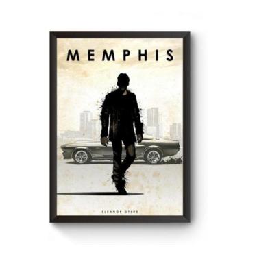 Imagem de Poster Moldurado Car Legends Memphis Quadro - Fanarte