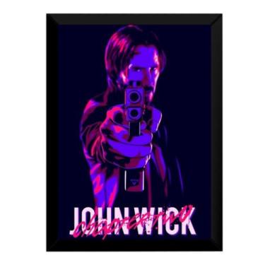 Imagem de Poster John Wick Moldurado Artístico Quadro - Fanarte