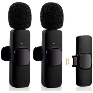 Imagem de Microfone Wireless compativel com iPhone iPad, Plug-Play - PONTO DO NE