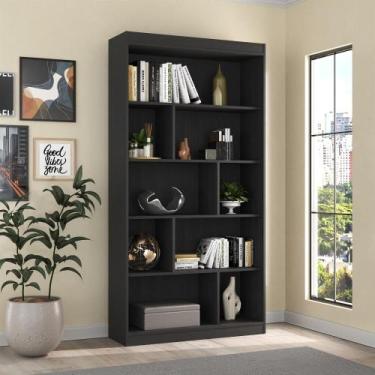 Imagem de Estante Livreiro com 9 Nichos - Onix - Espresso Móveis, Preto