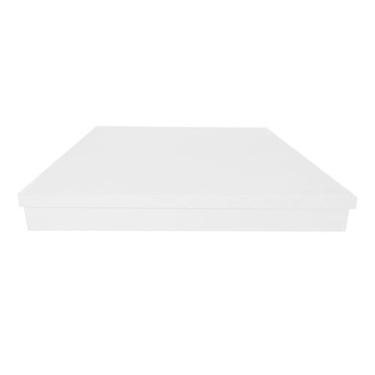 Imagem de Caixa Quadrada Tampa Sapato 45x45x6 Madeira Mdf Pintado - ATACADÃO DO 