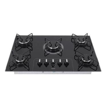 Imagem de Cooktop 5 Bocas A Gás Bivolt 73x46cm Metal E Vidro - Consul, Inox, Biv