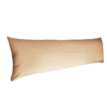 Imagem de Travesseiro de Corpo Gigante de Microfibra 140X40 - Happy Line, Creme