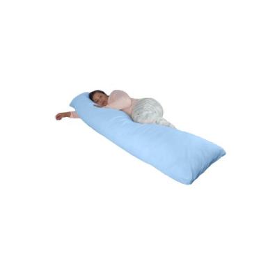 Imagem de Travesseiro de Corpo Gigante 2 Metros Happy Line Xuxão 200x48, Azul cl