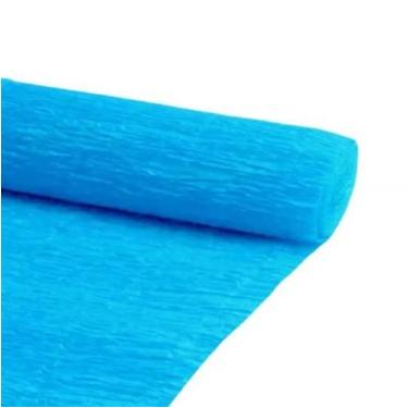 Imagem de 10 Rolinhos Papel Crepom Comum 48x200cm Papel Escolar Artesanato Decor