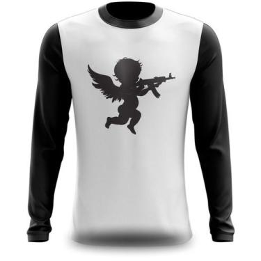 Imagem de Camiseta Manga Longa Anjo Bebê Rebelde - FABRIQUETA, XG