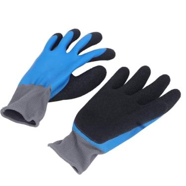 Imagem de Luvas de Eletricista Isoladas de Borracha, Resistência de 400 V à Prova D'água, Proteção Segura de Isolamento de 360 graus, Adequadas para Casa, Escalada, Marcenaria