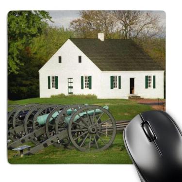 Imagem de Mouse pad com acabamento fosco "Dunker Church and Cannons at The Antietam National Battlefield Sharpsburg" - 20 x 20 cm - mp_55472_1