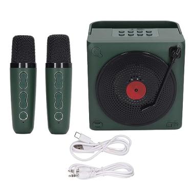 Imagem de Máquina de karaokê, Microfone Portátil Sem Fio para Bateria de Lítio IOS 2400mah (Verde)