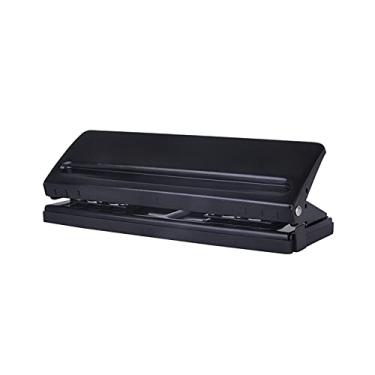 Imagem de Furador de mesa ajustável com 6 furos para A4 A5 A6 B7 Organizador de planejador de laticínios Pasta com seis argolas e capacidade para 6 folhas