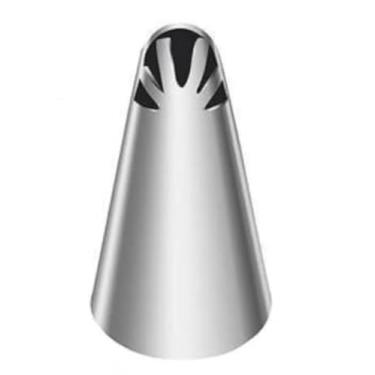 Imagem de Conjunto de bicos de tubulação de saia plissada prateada, conjunto de pontas de bicos russos de aço inoxidável para fondant de pastelaria, suprimentos de decoração de bolos, ferramentas de