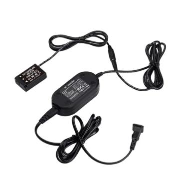 Imagem de Fonte de alimentação para câmeras, bateria fictícia LP-E17N, kit de carregador de acoplador conversor de energia CA 8,4V3A para Canon R8, R50, R10, R100, RP, 77D, 200D, 250D, com cabo de alimentação